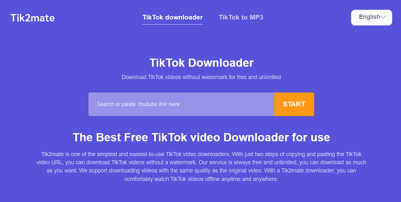 Tik2mate.com- Download TikTok MP4 videos in HD quality